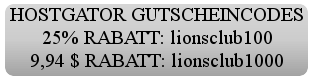 hostgator gutschein code german